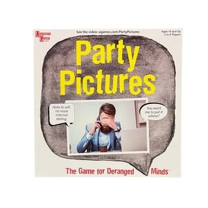 Party Pictures The Game for Deranged Minds Adult Card Game University Games New